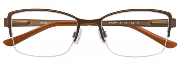 EasyClip EC370 Eyeglasses, 030 - Matt Red & Light Pink
