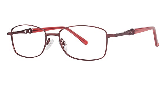 Modern Optical DRAMATIC Eyeglasses, Matte Burgundy
