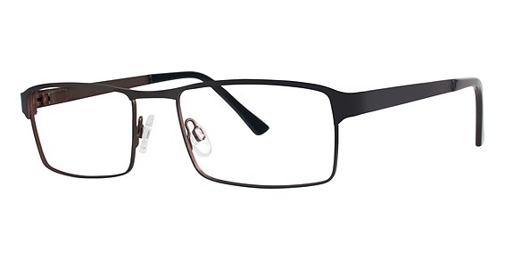 Modz MX934 Eyeglasses, Matte Black/Brown