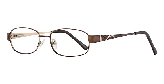 Enhance EN3912 Eyeglasses, Brown/Gold