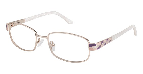 C by L'Amy C By L'Amy 521 Eyeglasses, C01 GOLD/PEARL