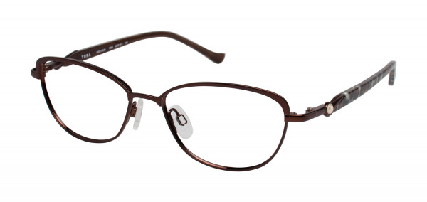 Tura R538 Eyeglasses, Black/Gun (BLK)