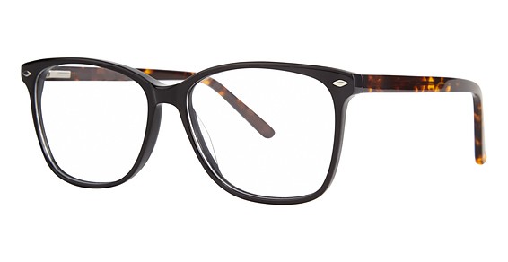 Genevieve CHELSEA Eyeglasses, Black/Tortoise
