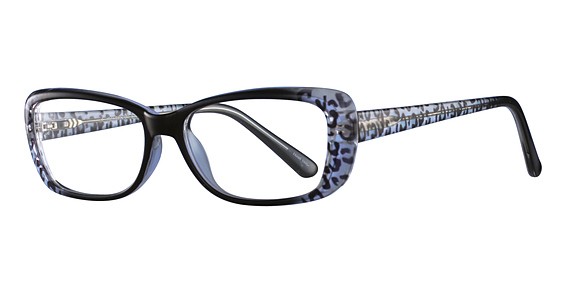 Enhance EN4001 Eyeglasses, Black/Leopard