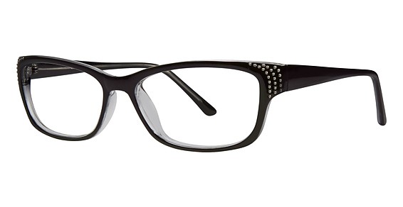 Modern Optical INFLUENCE Eyeglasses, Black/Crystal