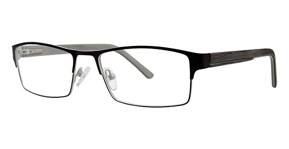 Big Mens Eyewear Club BIG FORCE Eyeglasses, Matte Black