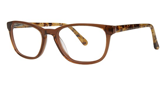 Genevieve DEMAND Eyeglasses, Brown Tortoise