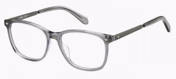 Fossil FOS 6091 Eyeglasses, 063M CRYSTAL GREY