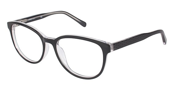 L'Amy Karine Eyeglasses, C01 BLACK/CRYSTAL