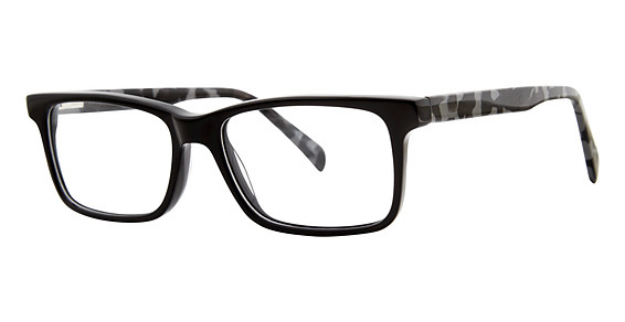 U Rock TITLE Eyeglasses, Black/Grey Camo