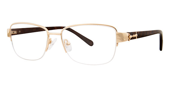 Genevieve GABRIELLA Eyeglasses, Gold/Tortoise