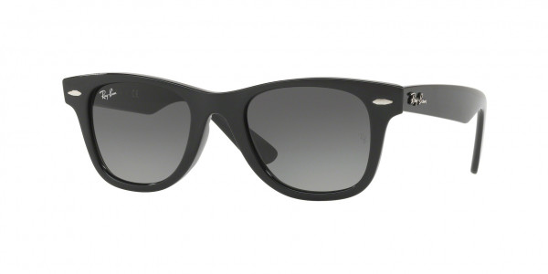 Ray-Ban Junior RJ9066S JUNIOR WAYFARER Sunglasses, 100/11 JUNIOR WAYFARER BLACK LIGHT GR (BLACK)