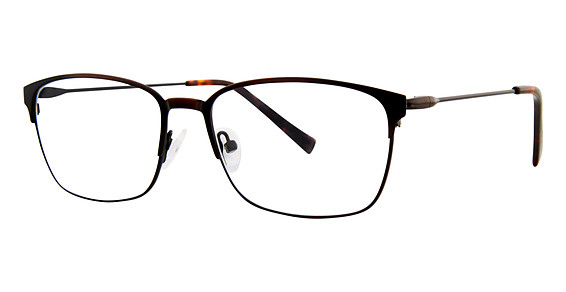 Big Mens Eyewear Club BIG BAT Eyeglasses, Matte Black/Burgundy