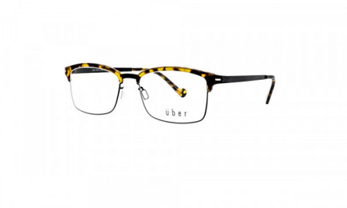 Uber Tempest Eyeglasses, Black/Tortoise