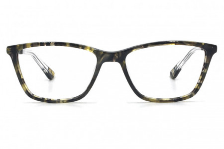 Italia Mia IM750 Eyeglasses, Olive Amber