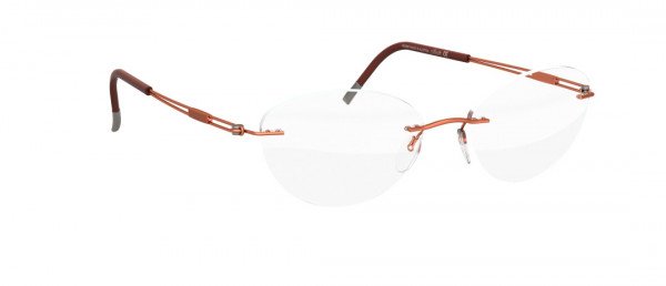 Silhouette TNG 2018  5521 FB Eyeglasses, 2540 Russet Orange
