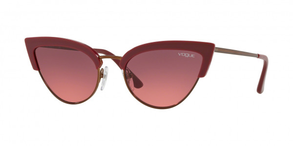 Vogue VO5212S Sunglasses, W44/87 TOP BLACK/GOLD DARK GREY (BLACK)