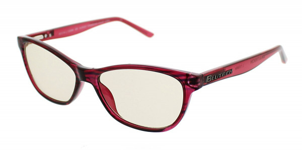 BluTech ALMOST FRAMEOUS Eyeglasses, Berry Horn