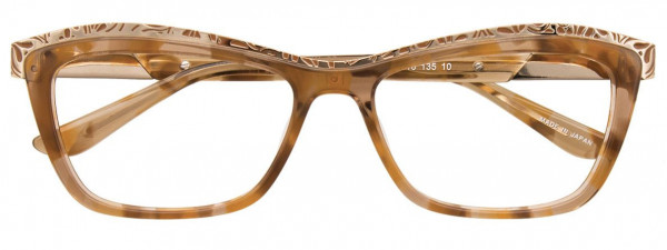 Paradox P5014 Eyeglasses, 010 - Marbled Brown & Clear