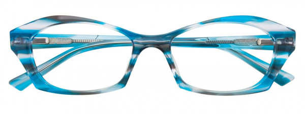 Paradox P5004 Eyeglasses, 050 - Marbled Crystal Turquoise