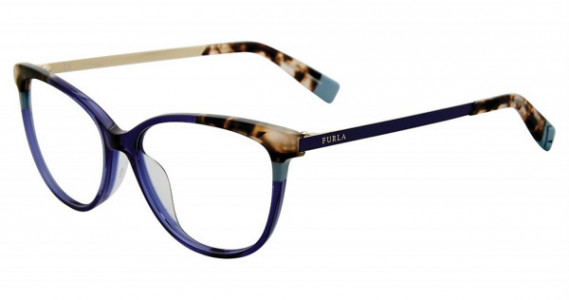 Furla VFU134 Eyeglasses, Black