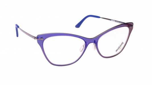 Mad In Italy Butterfly Eyeglasses, F05 - Blue/Grey