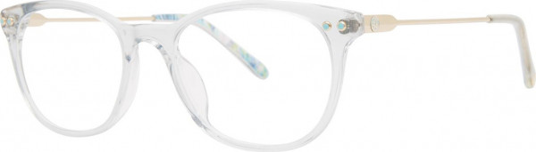 Lilly Pulitzer Lindy Eyeglasses, Navy Crystal