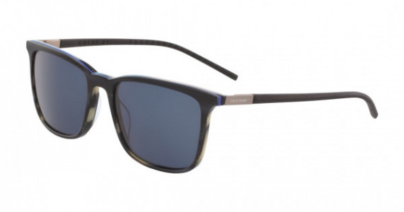 Cole Haan CH6064 Sunglasses, 010 Black Horn