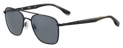 HUGO HG 0330/S Sunglasses, 0003 MATTE BLACK