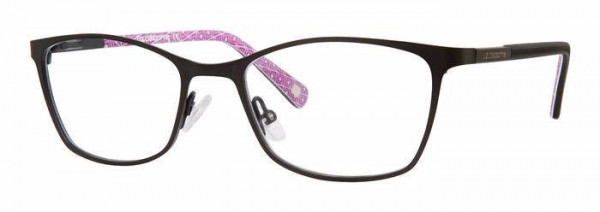 Liz Claiborne L 446 Eyeglasses, 0003 MATTE BLACK