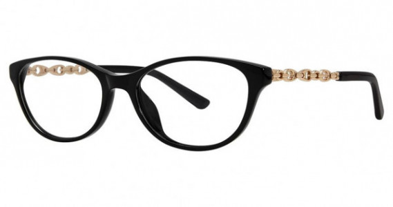 Genevieve APPARENT Eyeglasses, Black/Gold
