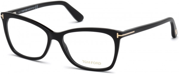 Tom Ford FT5514 Eyeglasses, 001 - Shiny Black / Shiny Black