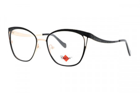 Club 54 Estelle Eyeglasses, Black/Gold