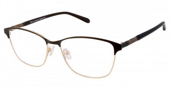 Alexander SHEA Eyeglasses, BURG/SILV