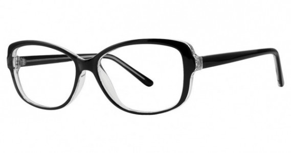 Modern Optical FACTOR Eyeglasses, Black/Crytsal