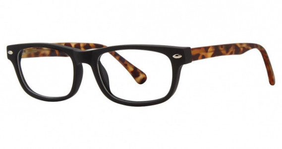 Modern Optical COWBOY Eyeglasses, Black/Brown Matte
