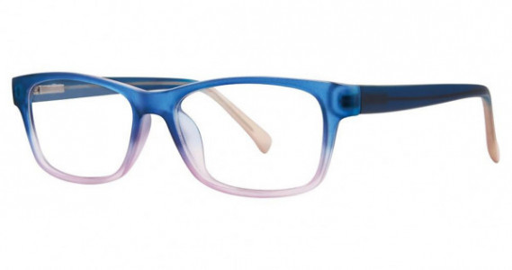 Modern Optical EVERLY Eyeglasses, Blue/Lilac Matte