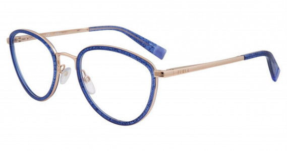 Furla VFU254 Eyeglasses, Blue