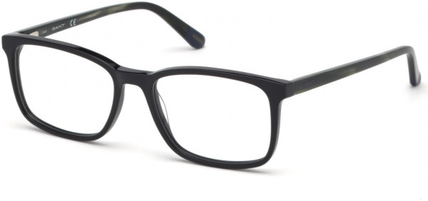 Gant GA3193 Eyeglasses, 020 - Shiny Grey / Shiny Black