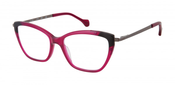 Jessica Simpson J1181 Eyeglasses, BRY BERRY CRYSTAL/BLACK