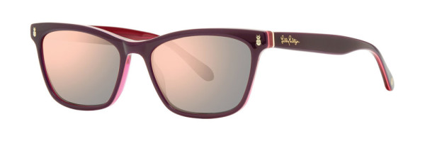 Lilly Pulitzer Lucca Sunglasses, Berry