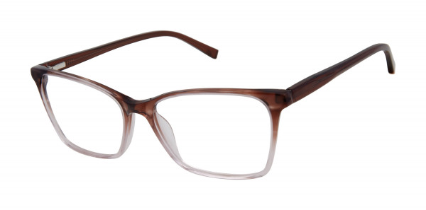 Kate Young K338 Eyeglasses, Brown/Rose (BRN)