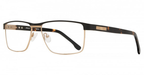 Apollo AP177 Eyeglasses, Black-Gold