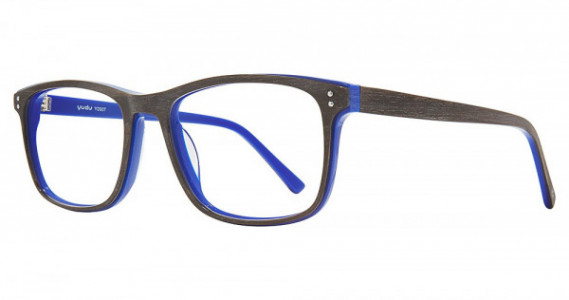 YUDU YD907 Eyeglasses, Brown-Blue