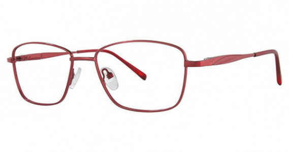 Modern Optical DAME Eyeglasses, Burgundy