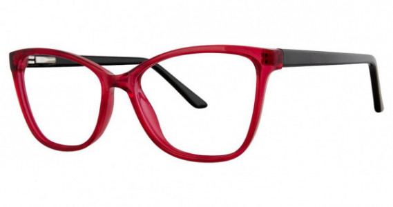 Modern Optical EFFORT Eyeglasses, Cherry/Black