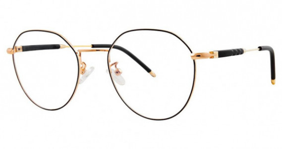 Genevieve CASSIDY Eyeglasses, Matte Black/Gold