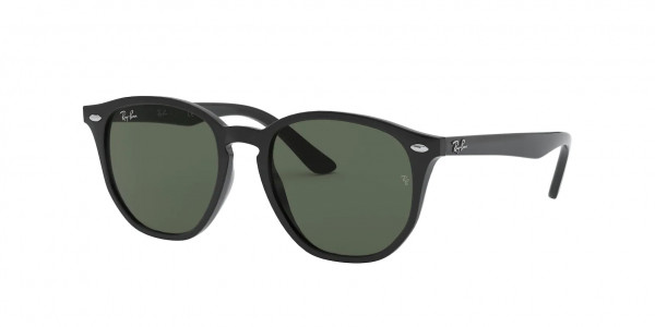 Ray-Ban Junior RJ9070S Sunglasses, 100/71 BLACK DARK GREEN (BLACK)