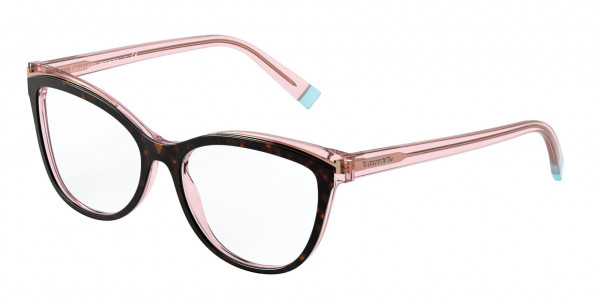 Tiffany & Co. TF2192 Eyeglasses, 8134 HAVANA ON TIFFANY BLUE (BROWN)