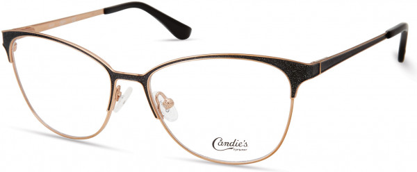 Candie's Eyes CA0186 Eyeglasses, 001 - Black/Monocolor / Black/Monocolor